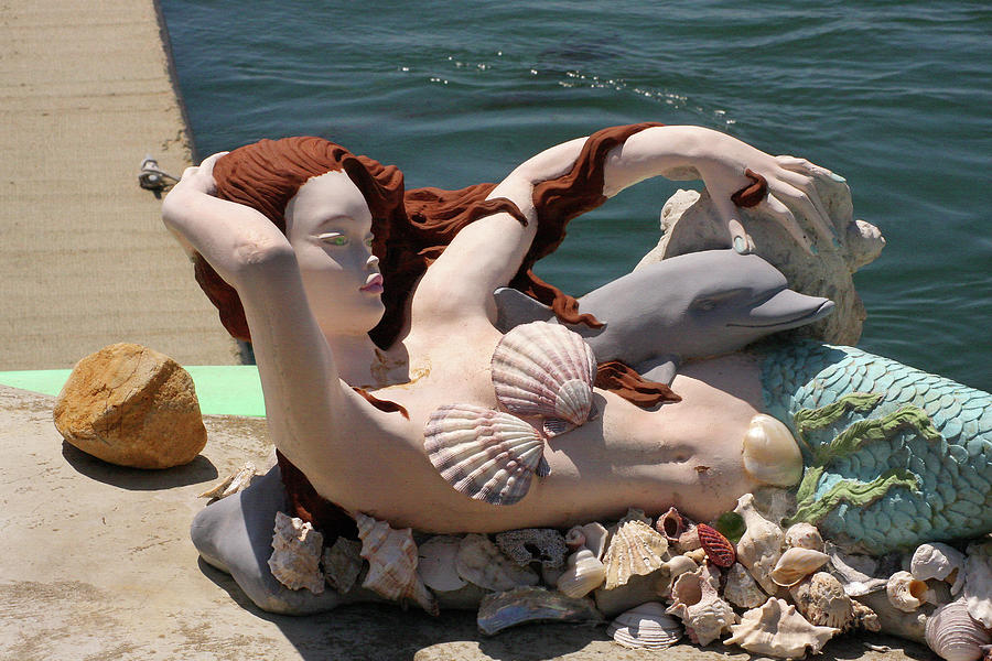 Morro Bay Mermaid Photograph by Art Block Collections