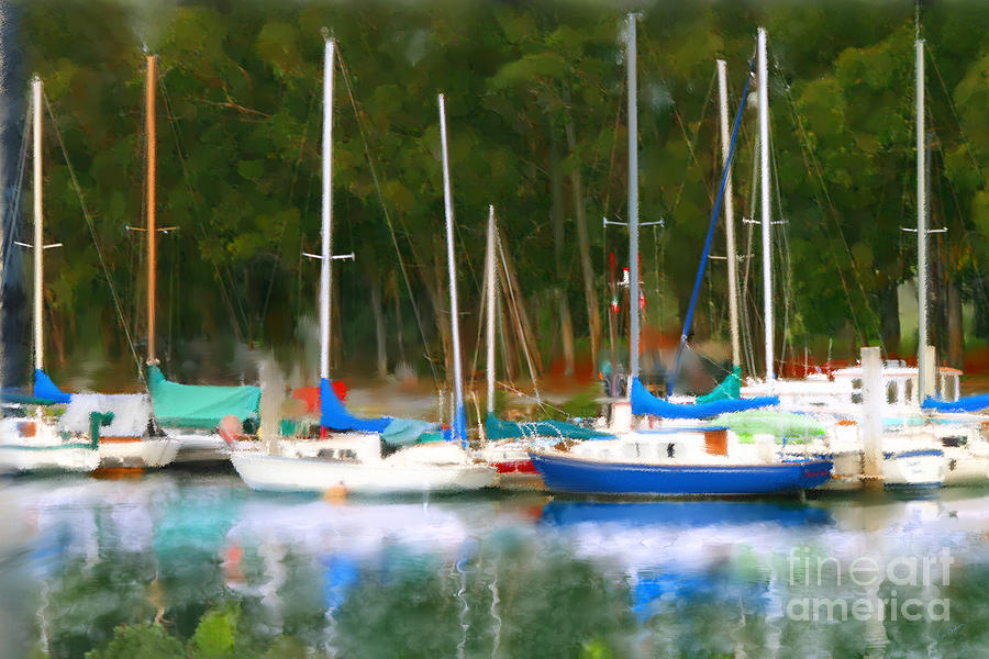 Morro Bay Sail Boats Photograph by Lisa Redfern