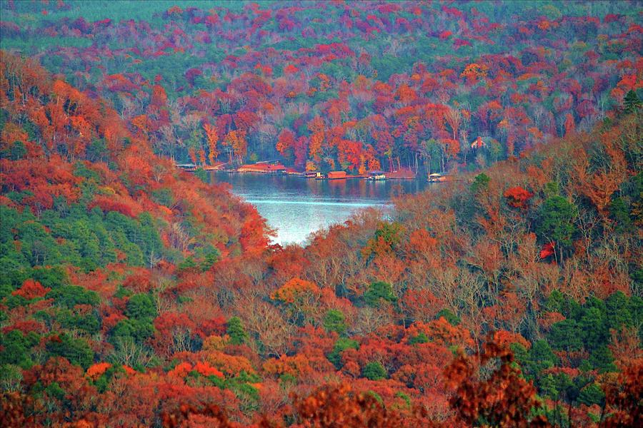 Fall Photograph - Morrow Mountain Overlook by Cynthia Guinn