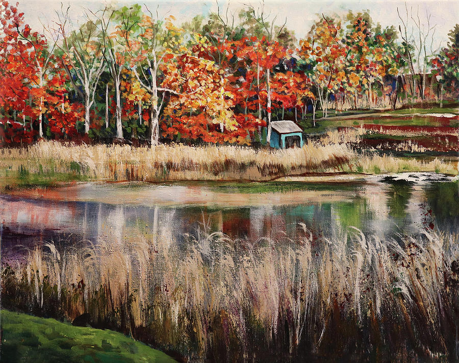 Morton Arboretum No.1 Painting by Carole Sluski