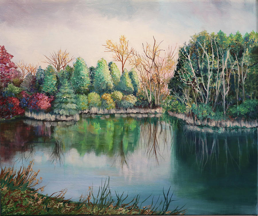 Morton Arboretum No.2 Painting by Carole Sluski