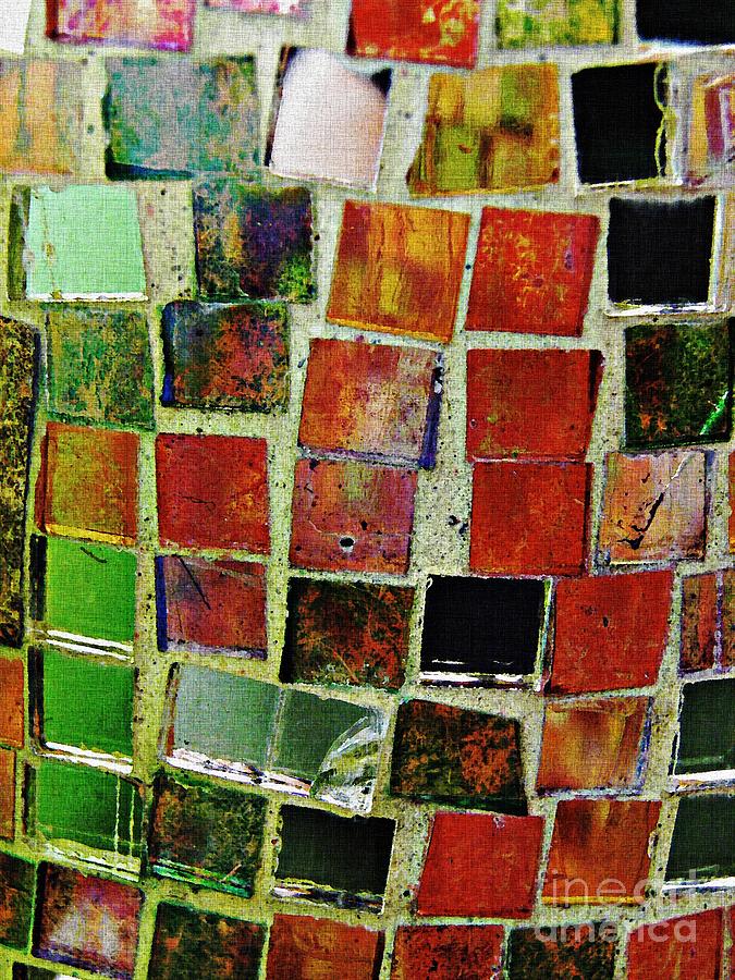 Pattern Photograph - Mosaic 17 by Sarah Loft