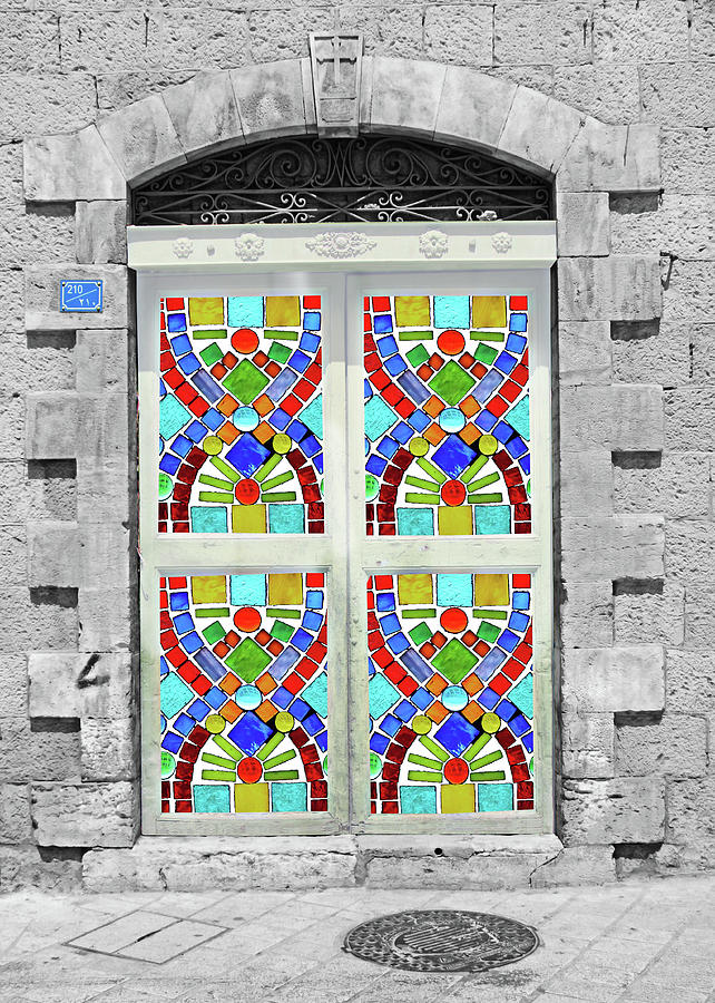 Mosaic Door Photograph by Munir Alawi