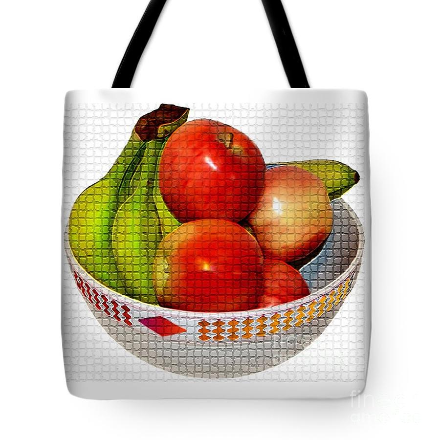 Mosaic Fruit Tote Bag Still Life Digital Art by MountainSky S - Fine Art America
