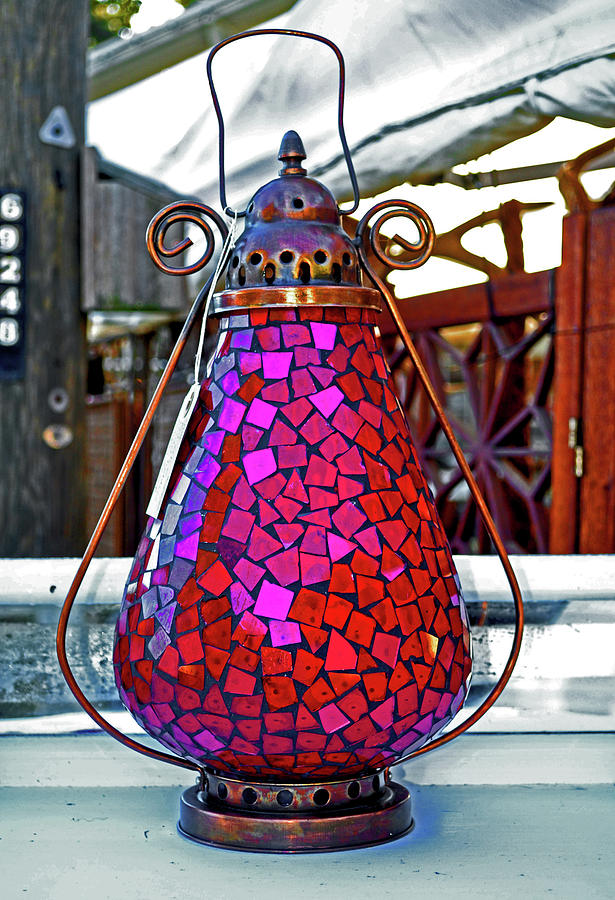 Mosaic Lantern 001 Photograph by George Bostian