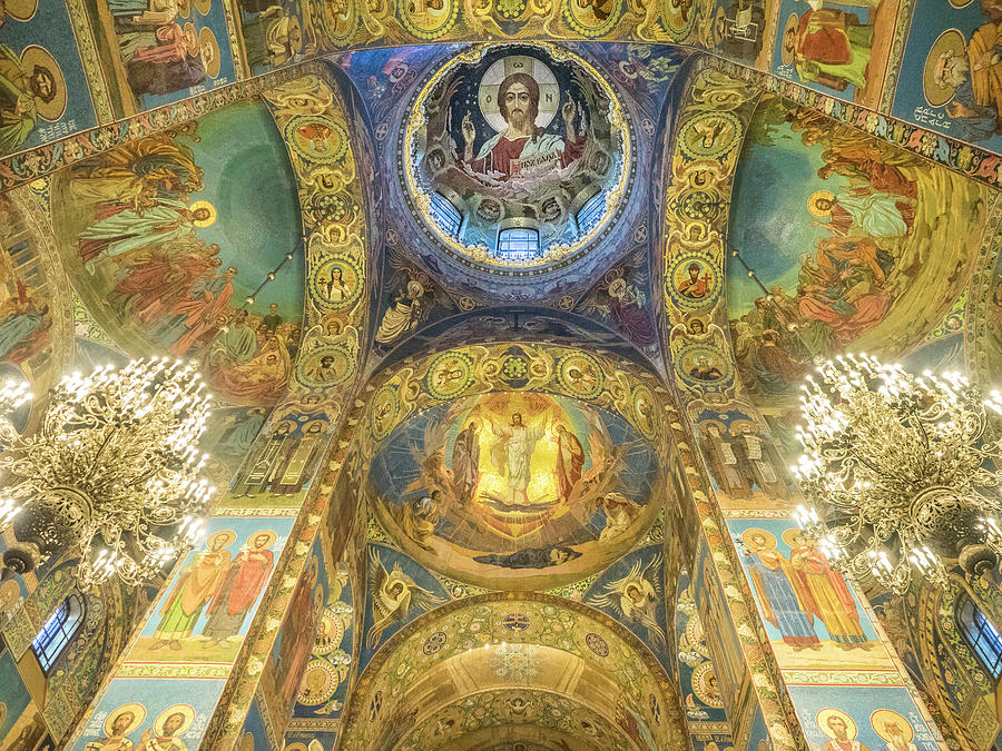 Mosaic marvel -St.Petersburg. Photograph by Usha Peddamatham