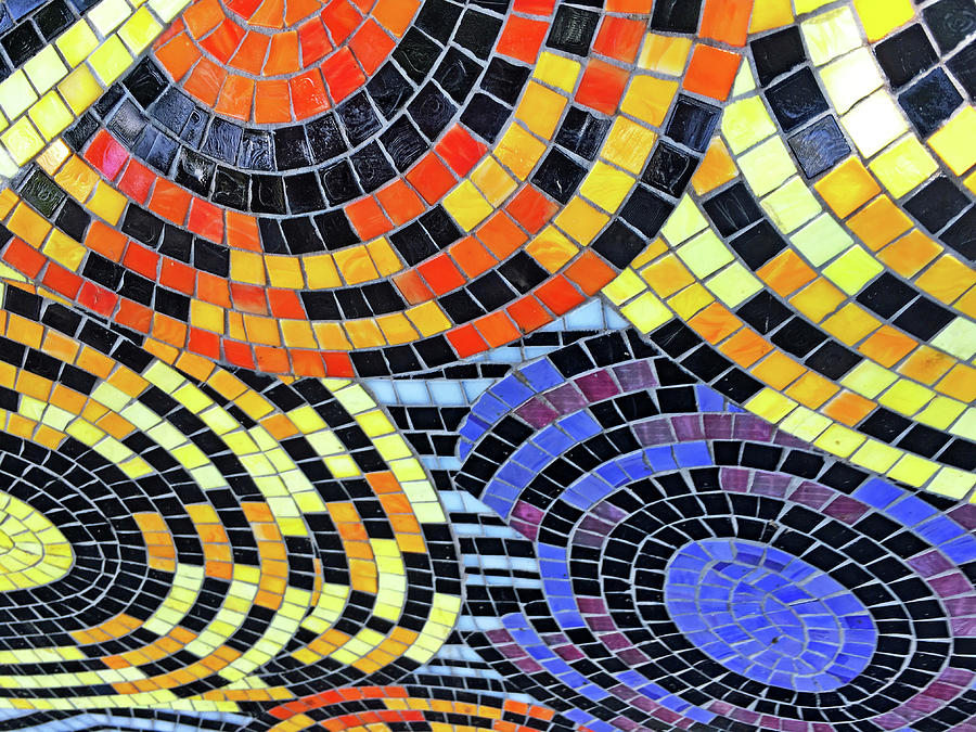Pattern Photograph - Mosaic No. 113-1 by Sandy Taylor