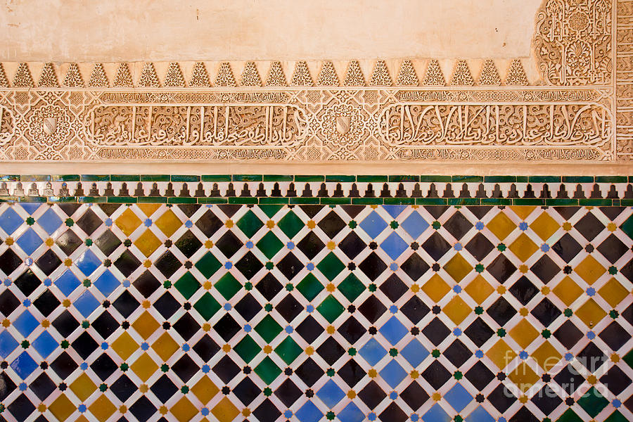 Mosaic of  Alhambra Photograph by Anastasy Yarmolovich