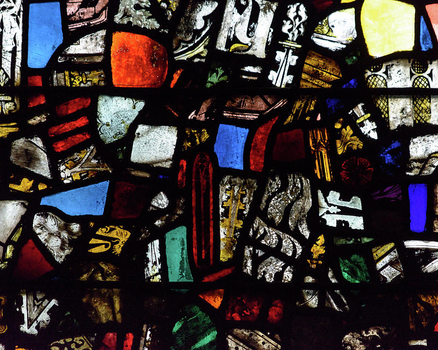 Aged Photograph - Mosaic Stained Glass A by Jacek Wojnarowski Aged Photograph - Mosaic Stained Glass A by Jacek Wojnarowski