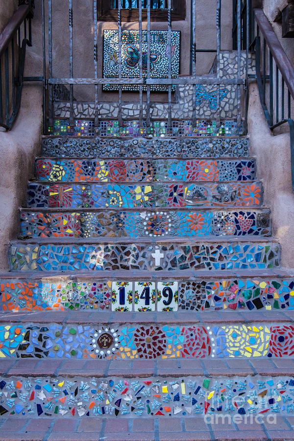 Mosaic Steps Photograph by John Greco