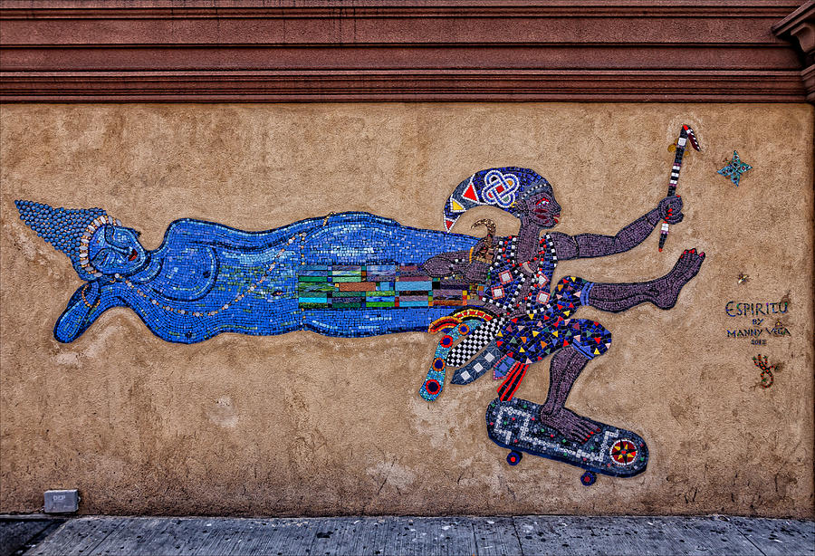 Mosaic Street Art East Harlem NY Photograph by Robert Ullmann - Pixels