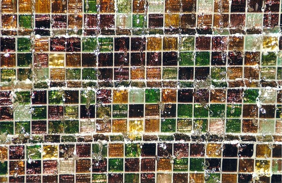 Mosaic Waterfall Photograph by Sharon Johnston -Holder - Fine Art America