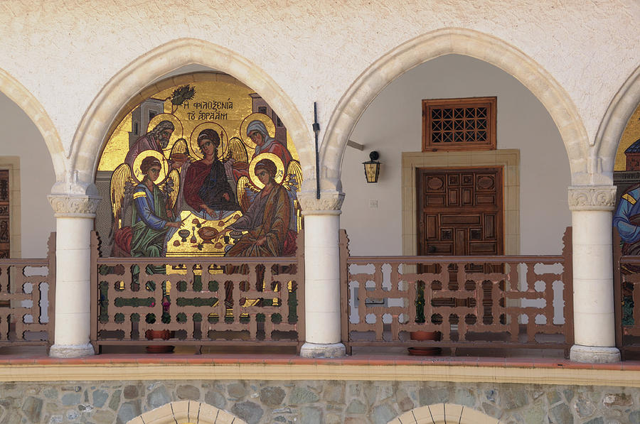 Mosaics in the Kykkos Monastery Photograph by Jeremy Voisey