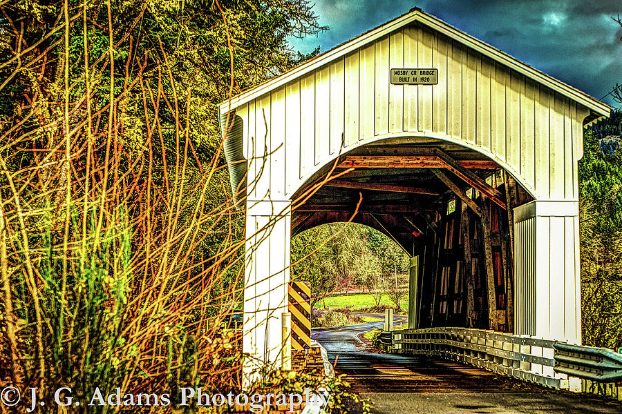 Bridge Photograph - Mosby Creek Bridge by Jim Adams Bridge Photograph - Mosby Creek Bridge by Jim Adams