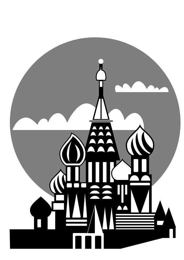 Moscow - Russian Orthodox church Digital Art by Michal Boubin
