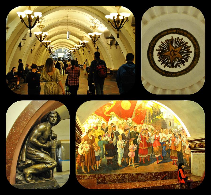 Moscow Metro Photograph by Jacqueline M Lewis