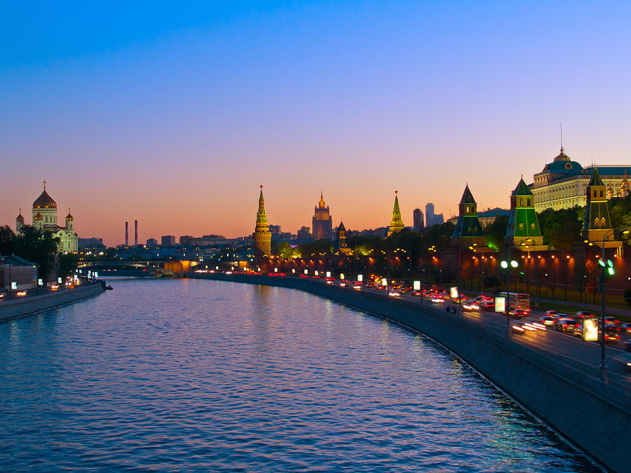 Moscow River  Photograph by Anastasy Yarmolovich