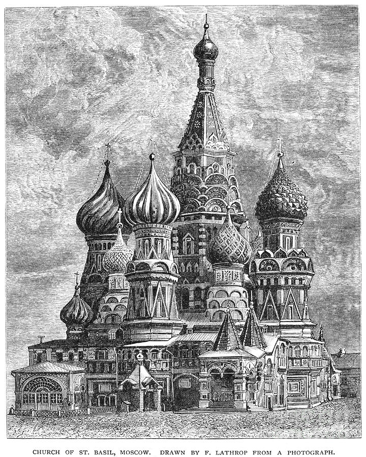 Moscow: St Basil, 1880 Photograph by Granger