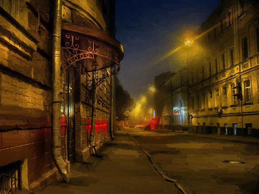 Moscow steampunk sketch Photograph by Alexey Kljatov