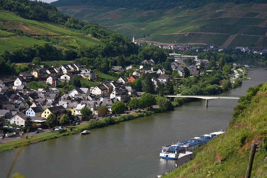 Moselle River Photograph - Moselle River Scenic by Sally Weigand