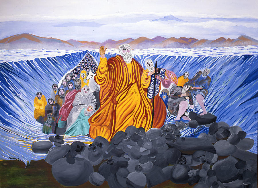 Moses Painting by Sima Amid Wewetzer