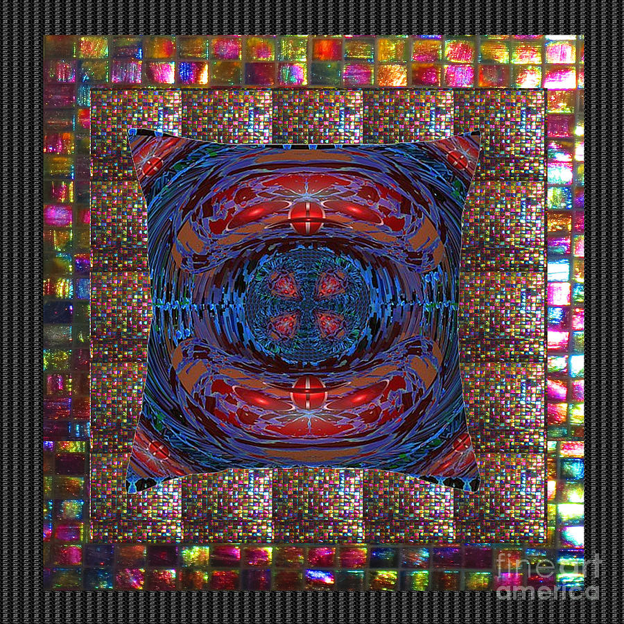 Monster Painting - MOSIAC MONSTER Mouth Celecial Cosmic Gateway NavinJoshi FineArtAmerica Pixels by Navin Joshi