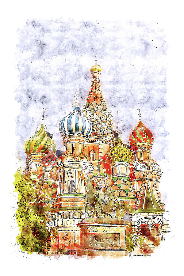Moskow Painting by Konstantin Sevostyanov