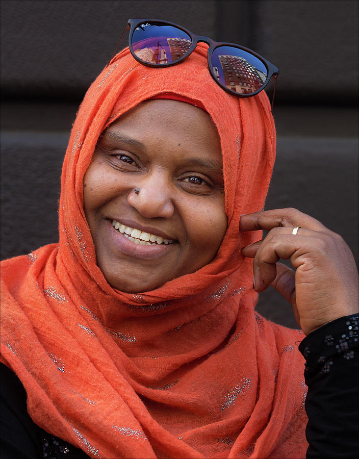 Moslem Day NYC 9_24_2017 Muslim Woman Photograph by Robert Ullmann