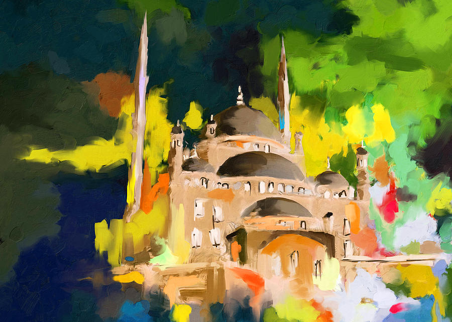 Mosque in Colors Photograph by Munir Alawi