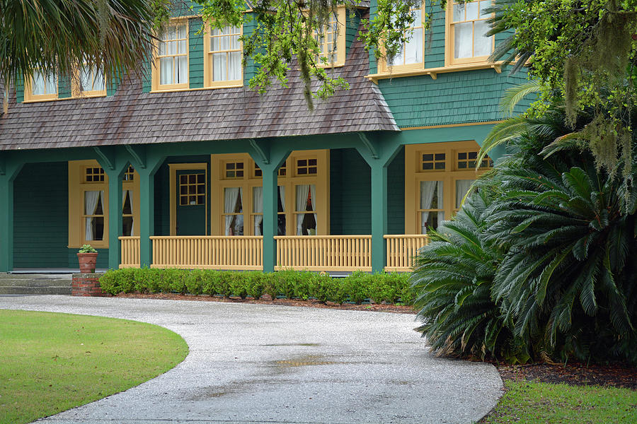 Moss Cottage Porch Jekyll Island Photograph by Bruce Gourley
