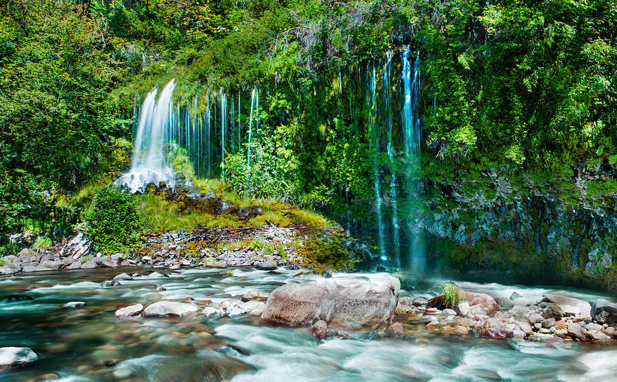 Waterfall Photograph - Mossbrae Falls by Bryant Coffey