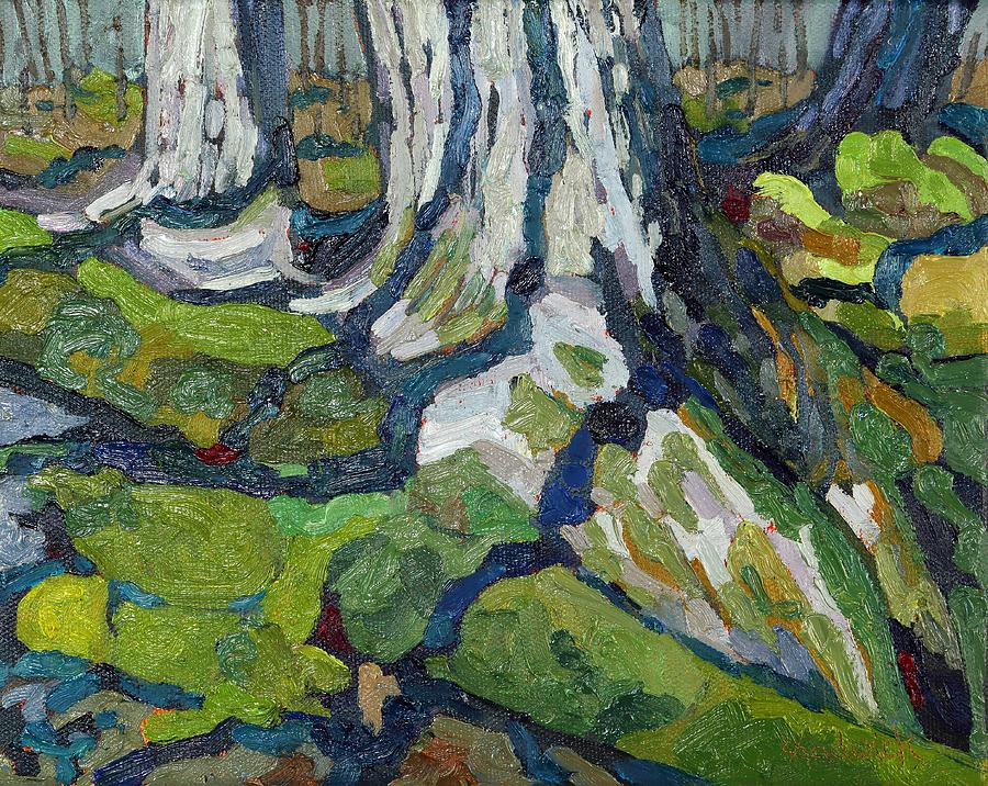 Mossy Maples Painting by Phil Chadwick