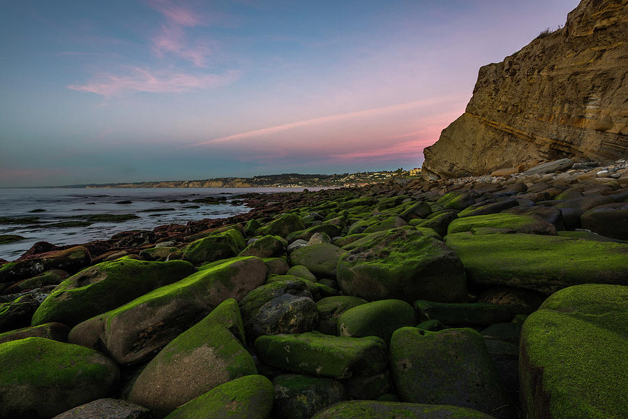 Mossy Rocks Sunset 2 Photograph by Scott Cunningham
