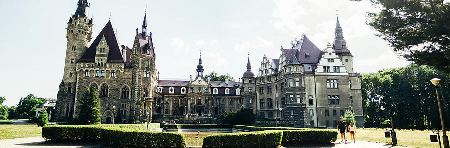 Castle Photograph - Moszna Panorama by Pati Photography