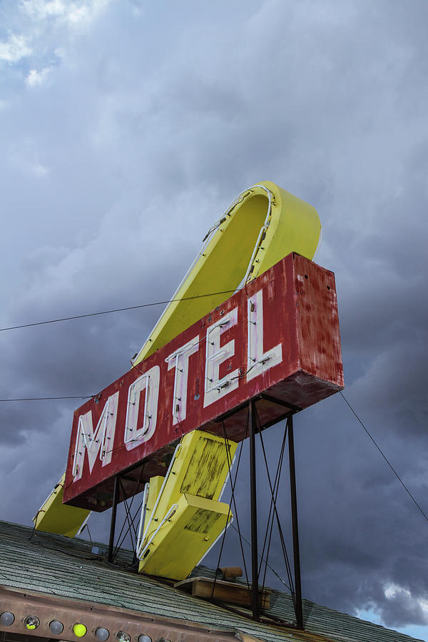 Motel Sign Photograph by Robert Hebert
