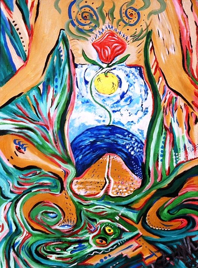 Mother Earth Painting - Mother by Alfredo Dane Llana
