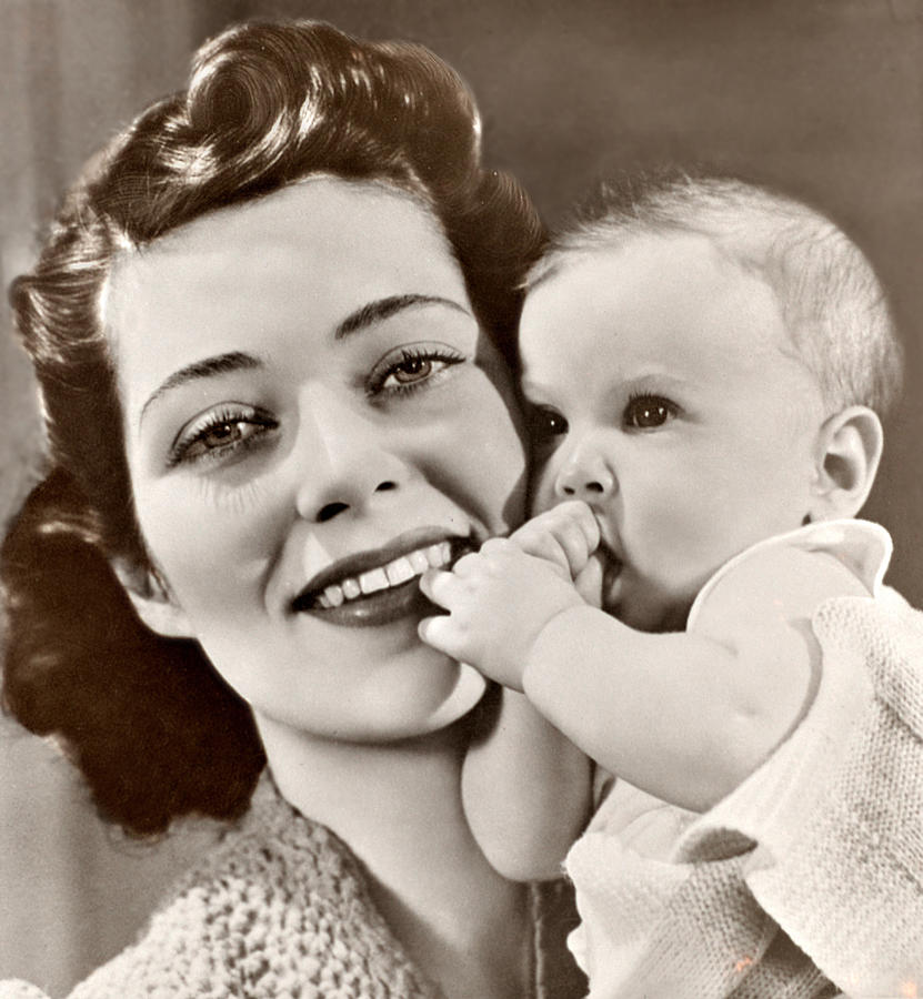 Mother And Baby 1930s Photograph by Andy Monk - Fine Art America