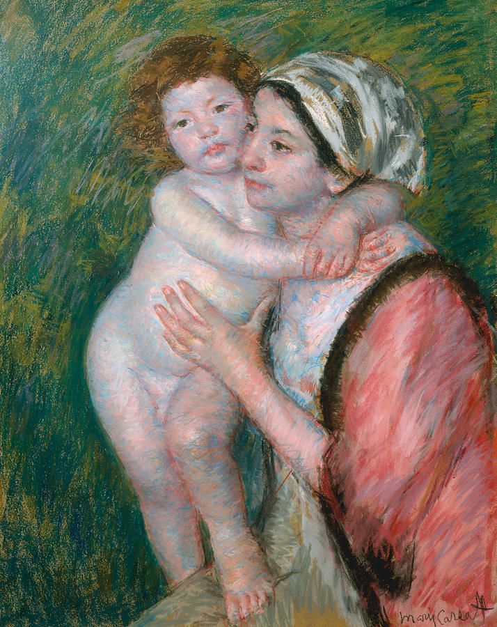 Mother and Child, 1914 Pastel by Mary Cassatt