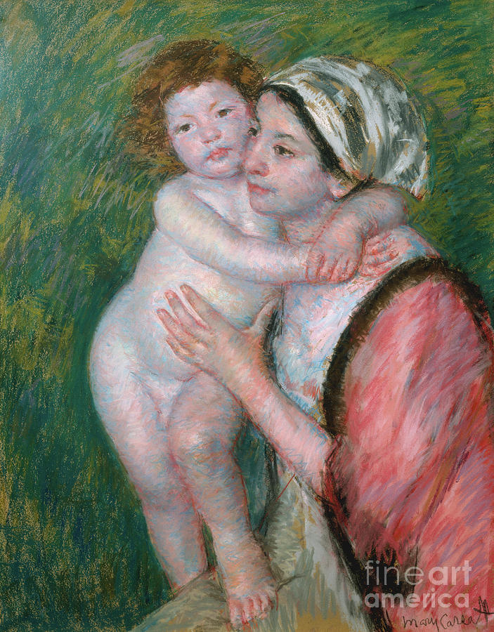 Mother and Child, 1914 Pastel by Mary Stevenson Cassatt