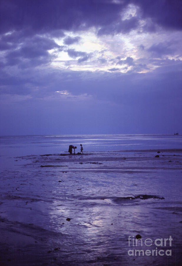 Mother and Child at Dusk on Koh Phangan  Photograph by Anna Lisa Yoder