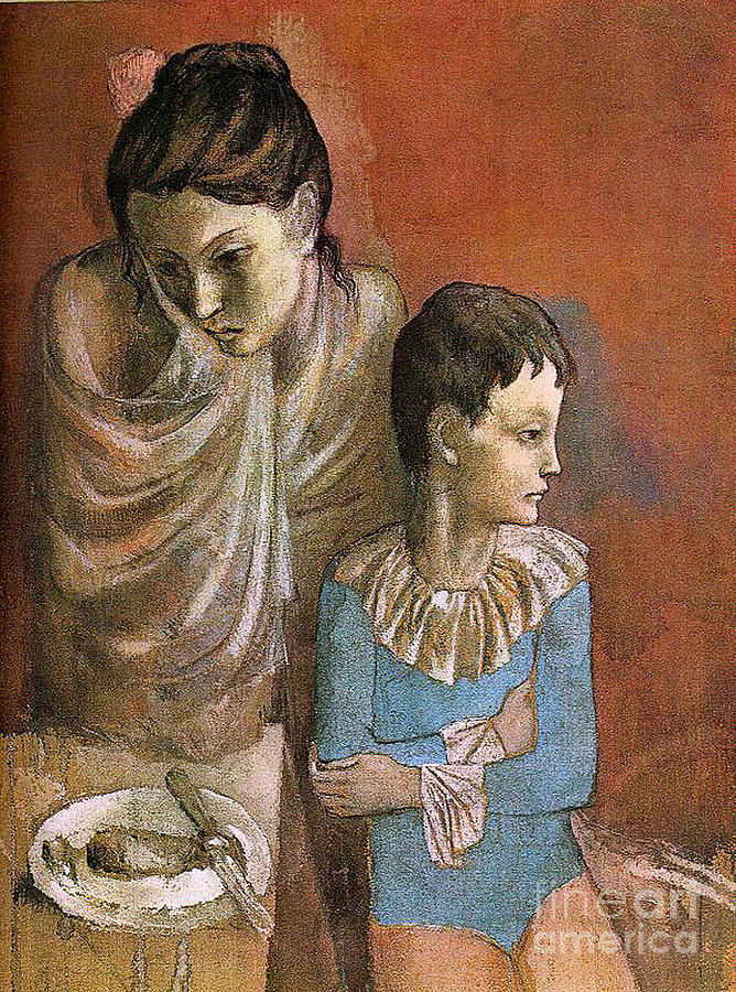 Mother and Child Baladins 1905 Painting by Picasso