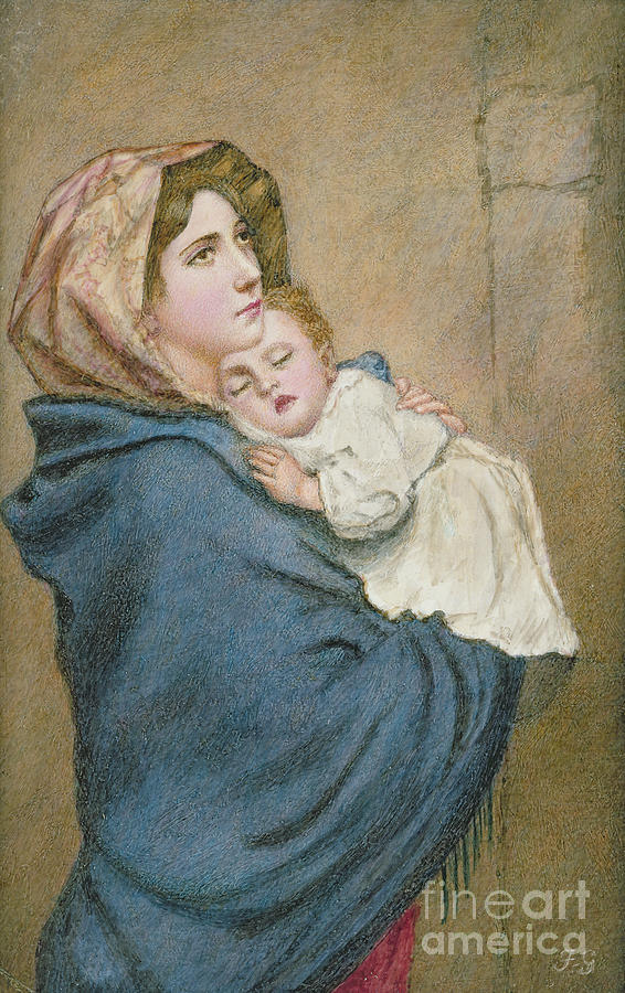 Madonna of the Poor Painting by Italian School