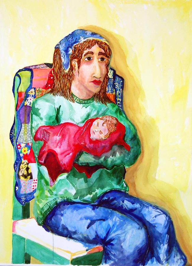 Mother and Child Painting by Jame Hayes