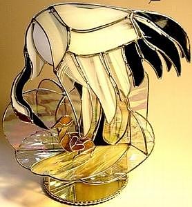 Mother And Child Glass Art by Karen Ichino Mother And Child Glass Art by Karen Ichino