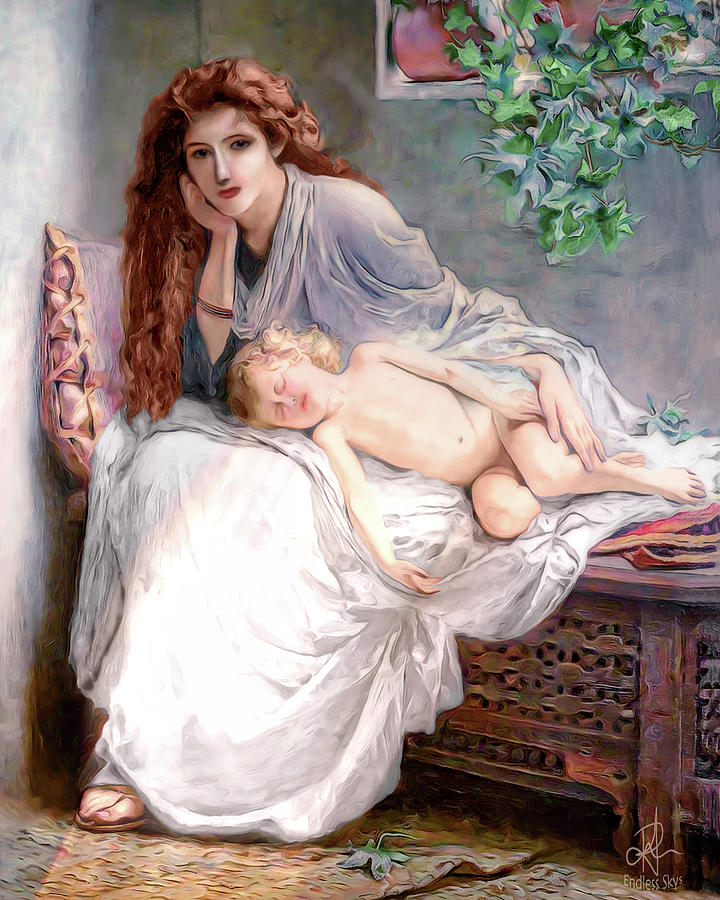 Mother and Child Digital Art by Pennie McCracken