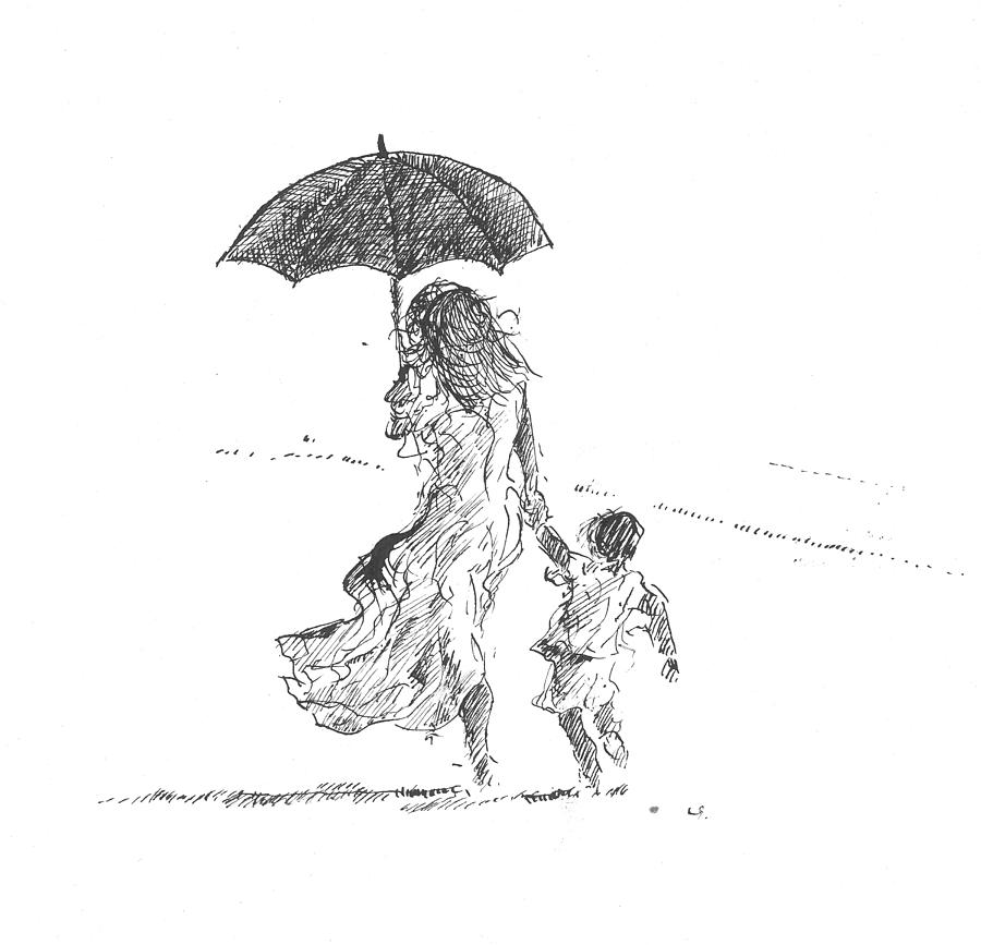 Mother And Child Sri Lanka Drawing By Lincoln Seligman Such easy pencil drawings can also be deep in. mother and child sri lanka by lincoln seligman