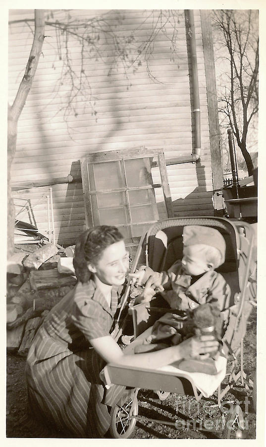 Mother and Child WWII Photograph by Donna L Munro