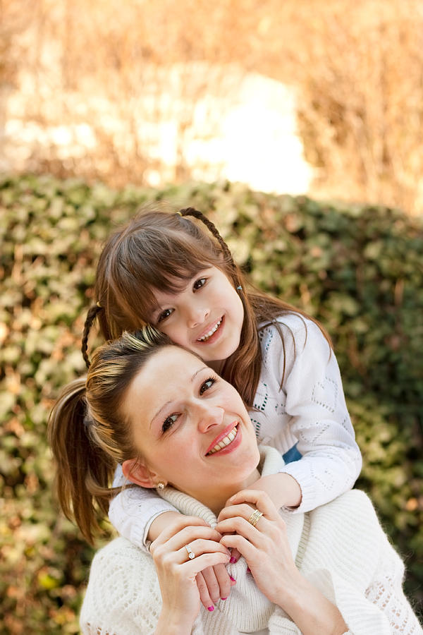 Mother And Daughter Love Photograph