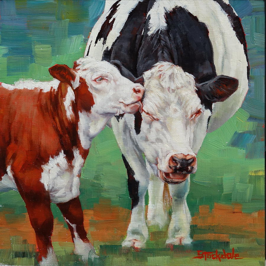 Mother And Son Painting by Margaret Stockdale