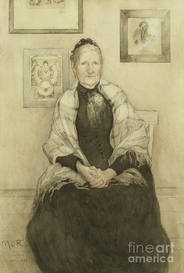Carl Larsson Painting - Mother by Carl Larsson